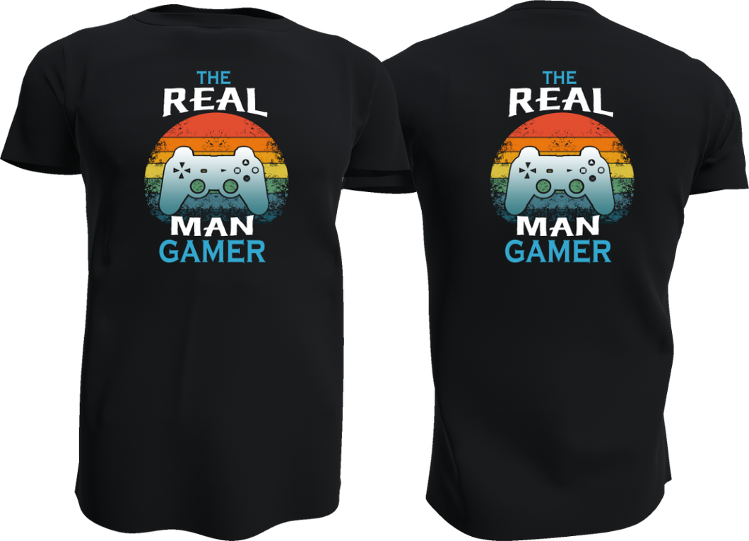 The real Man Gamer - Shirt / 2 Varianten