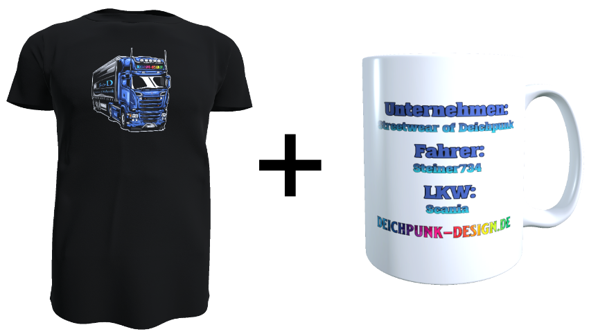 ETS2 Clan Shirt + Tasse als Bundle