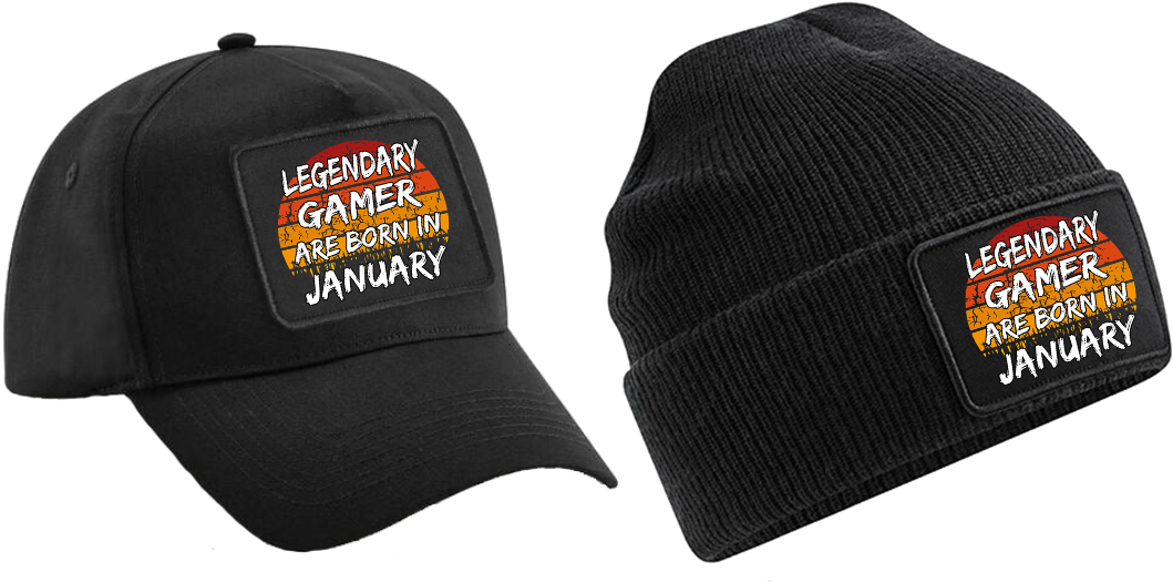 Legandary Gamer Cap oder Mütze mit Wunschmonat