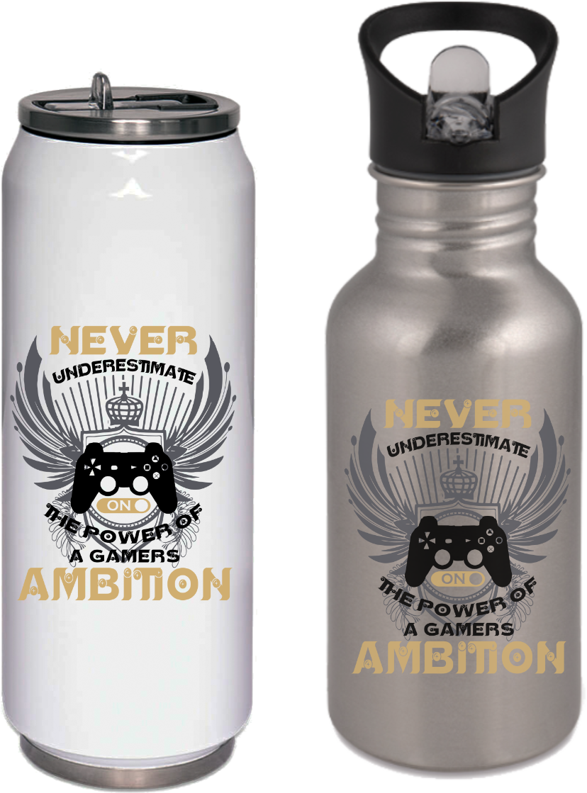 Gamers Ambition - Thermodose oder Trinkflasche