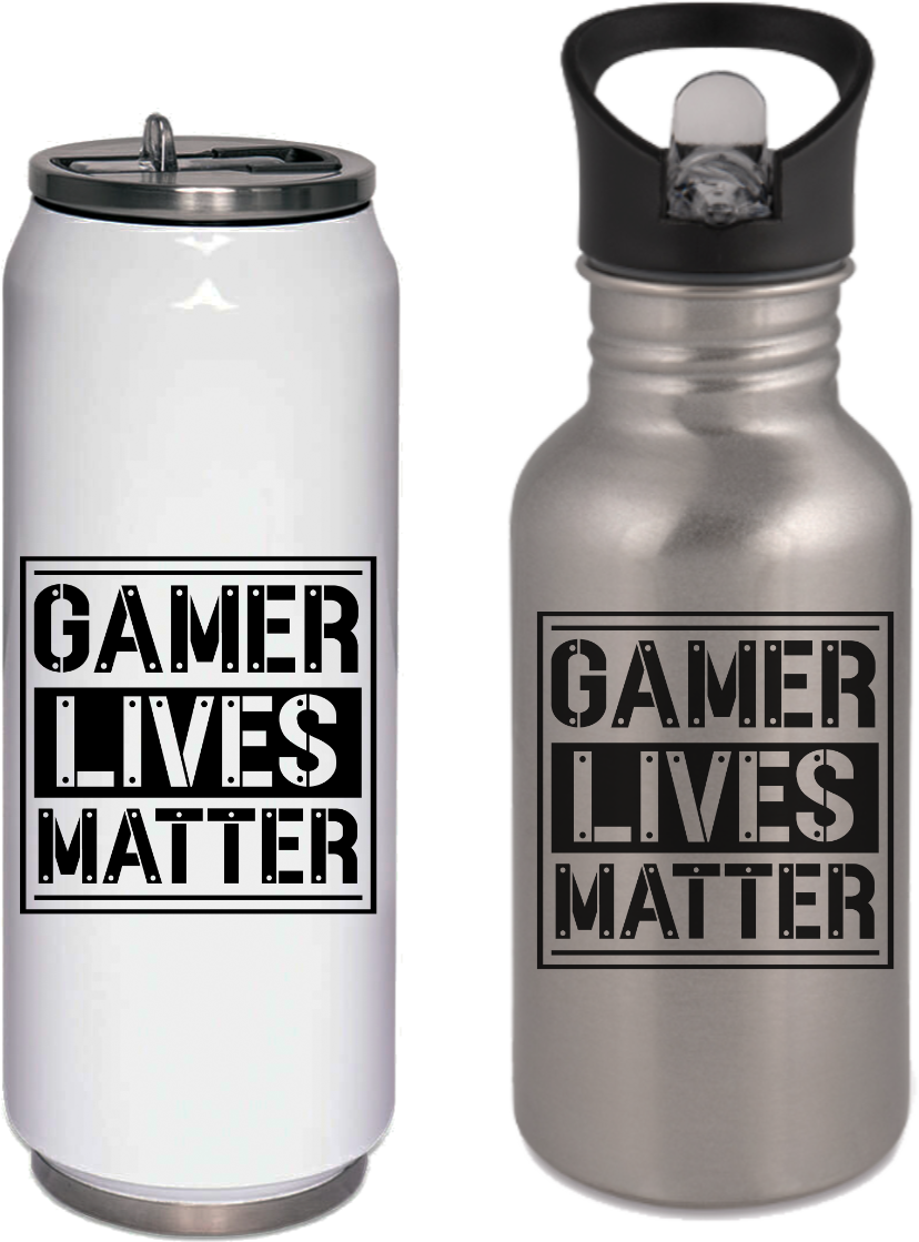 Gamers live matter - Thermodose oder Trinkflasche
