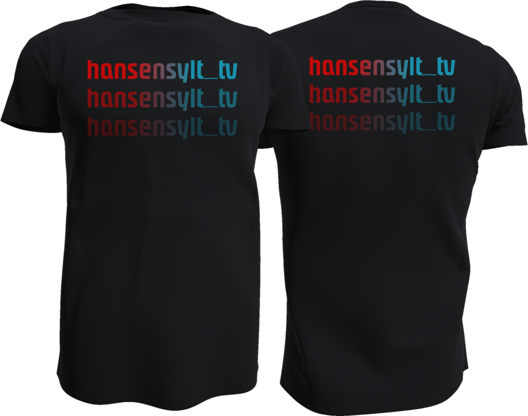 Das hansensylt_tv Shirt  /  vorne oder hinten bedruckt