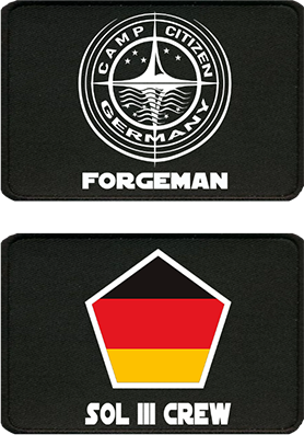 Die Camp Citizen Germany Patches / 2 Varianten