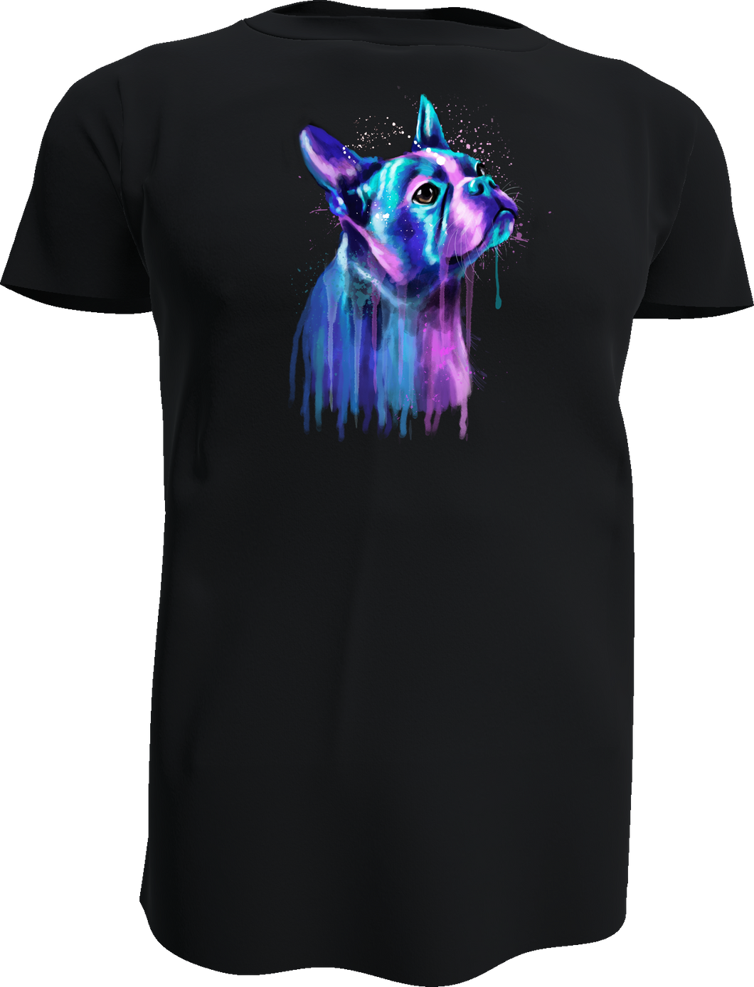 Animal Line Shirt Boston Terrier