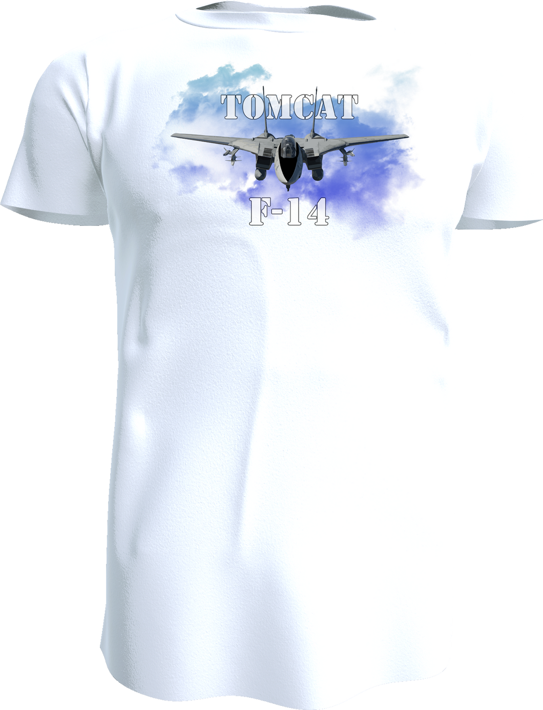 F14 Tomcat Shirt / weiß
